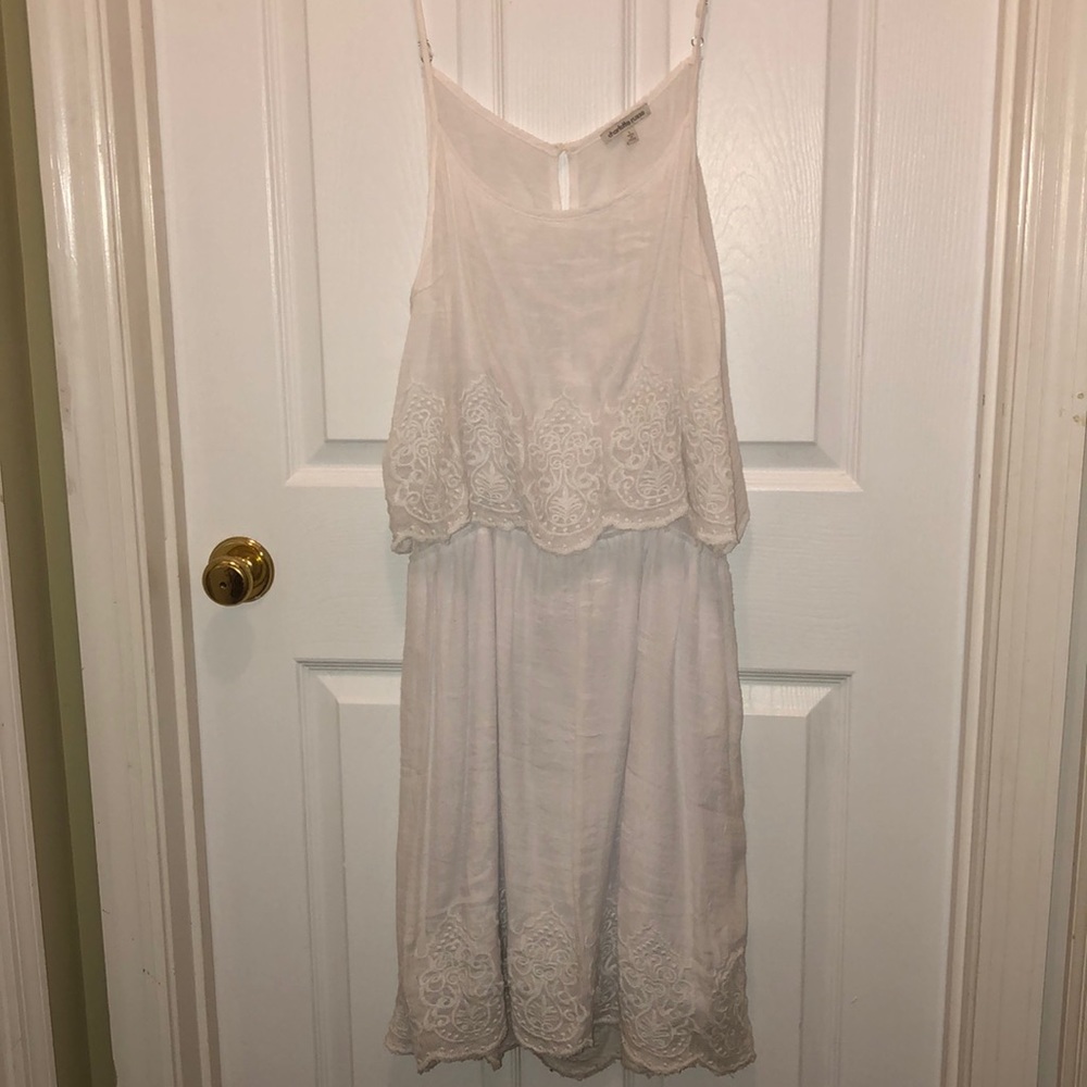 White sun dress